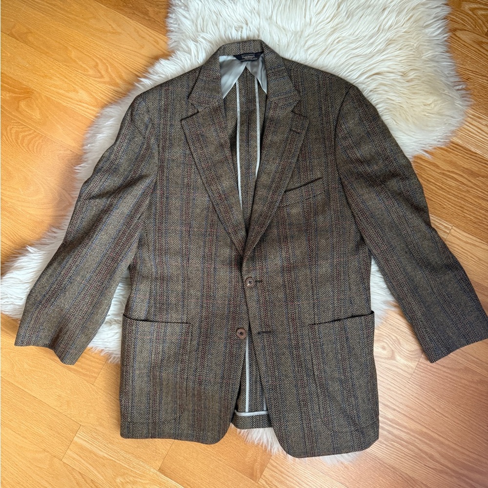 Paul Stuart Multicolor Men’s Plaid Blazer